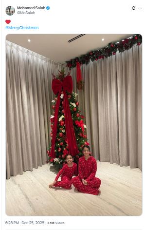 محمد صلاح - بنات محمد صلاح و الكريسماس