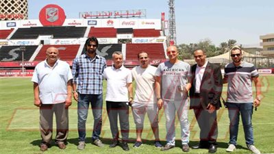 وفد الأهلي الإماراتي يزور الجزيرة.. ويتفقد ملعب التتش