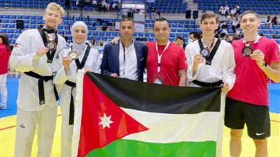 منتخب الأردن للتايكواندو للرجال يفوز بأربع ميداليات في بطولة بيروت المفتوحة
