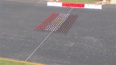 طلبة كلية الشرطة يشكلون 