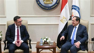 وزير البترول يستقبل رئيس شركة فنترشال ديا الألمانية