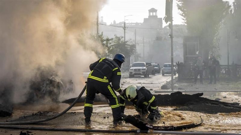 قصف روسي على أوكرانيا