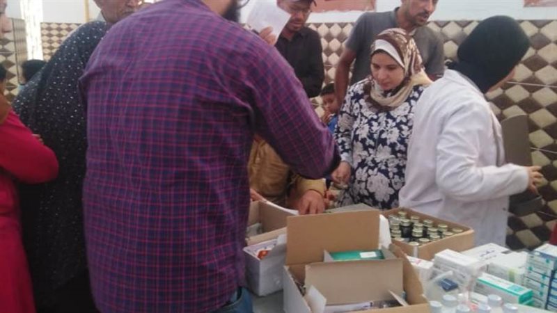 تنفيذ قافلة سكانية