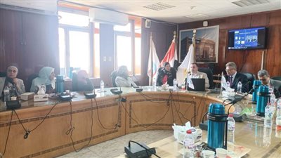 جامعة بنها تستقبل عميد طب كييل بإنجلترا 