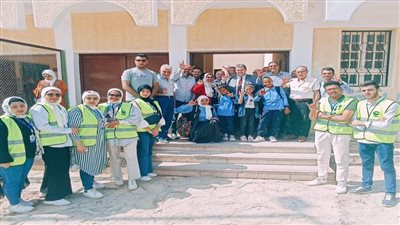 توزيع حلوى المولد على دار الرعاية المتكاملة وطلاب التربية الخاصة