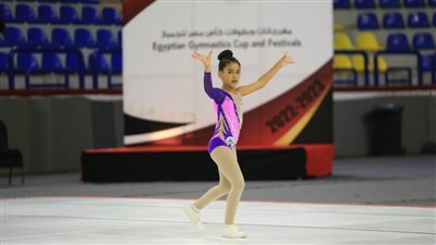 اللاعبة المتميزة مريم أحمد عادل بنت الرحاب تحصد الذهب في بطولة كأس مصر للجمباز الأيروبك