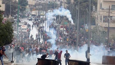 إصابات بالاختناق خلال مواجهات في مخيم عايدة شمال بيت لحم