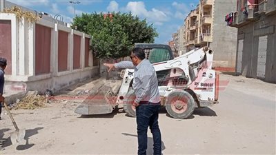 حملات نظافة مكبرة بمدن كفر الشيخ