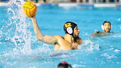 رجال كرة ماء الأهلي في نهائي كأس مصر بعد الفوز على الجزيرة 10_4