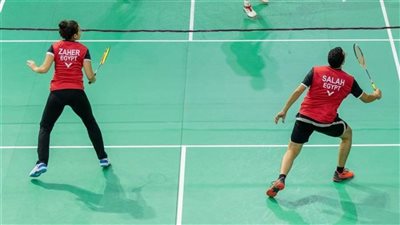 أدهم حاتم وضحى هاني ينافسان على ميدالية ببطولة مصر الدولية للريشة الطائرة