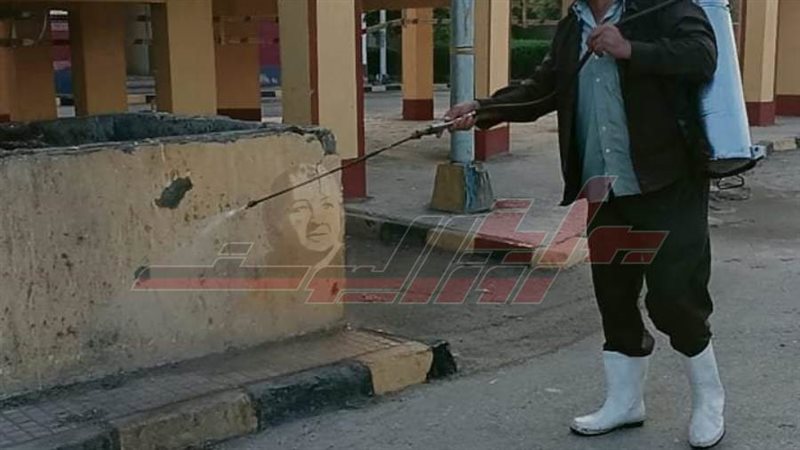 أعمال الرش والتطهير