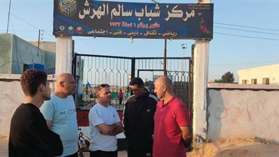 جولة تفقدية لمركز شباب سالم الهرش برمانة
