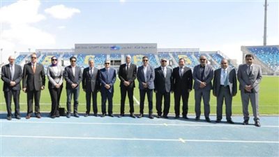 مجلس اتحاد كرة القدم يزور استاد هيئة قناة السويس