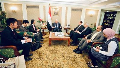 وزير التعليم العالى يبحث سبل دعم التعاون المشترك مع سفير اليابان بالقاهرة