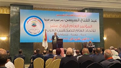 نقيب الصحفيين خلال مؤتمر اتحاد الصحفيين العرب يؤكد إعادة إصلاحه