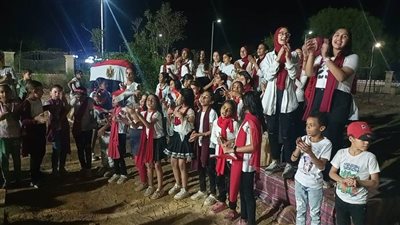 كورال أطفال نويبع يحيي «ليالي النصر» مع الأهالي والقبائل بثقافة جنوب سيناء