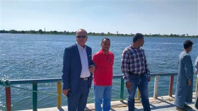 مراجعة الحالة الفنية للمعديات النيلية وتشديد غلق البوابات ومراجعة اشتراطات الأمان بالمنيا.. صور