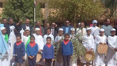 يوم رياضي ومسابقات وأنشطة وعرض عسكري بمدرسة أولاد عبد الله ببلاط الوادي الجديد