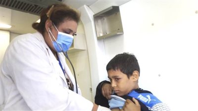 علاج 1600 مريض بقافلة طبية للصحة في مركز الفشن