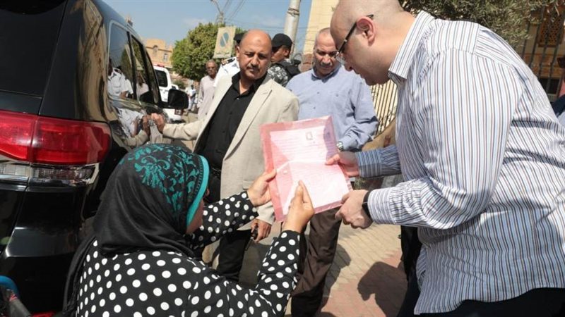 محافظ بنى سويف يلتقى