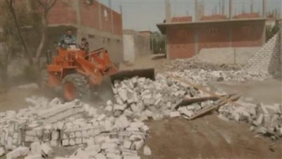 إزالة 43 تعديا على مساحة 7 آلاف متر بالشرقية