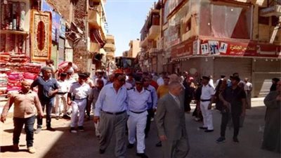 حملة مكبرة بالأقصر لرفع الإشغالات والتعديات