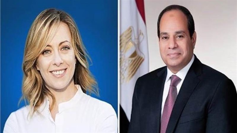 السيسي وجورجيا ميلوني