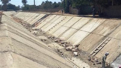  تبطين 96 ترعة بطول 418 كم في محافظة سوهاج 