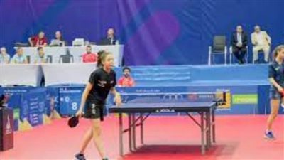 نهائي الآنسات في بطولة مصر الدولية لتنس الطاولة