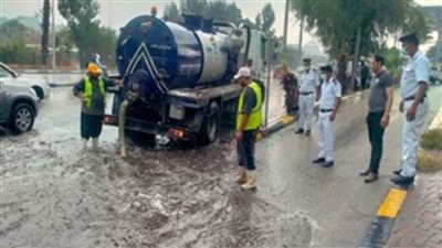 بالصور.. الداخلية تساعد المواطنين لمواجهة موجة الطقس السيئ