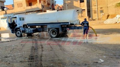 حملات نظافة ورفع آثار الأمطار وتمهيد الطرق في7 مدن بكفر الشيخ