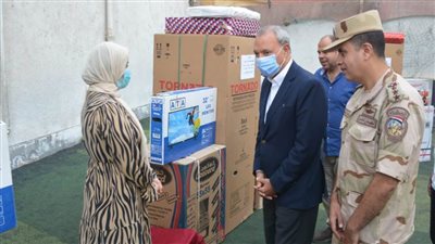 تجهيز 8 عرائس يتيمات بأجهزة الكهرباء ومستلزمات منزلية بالقليوبية