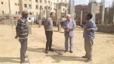رئيس إقليم شرق الدلتا الثقافي يتفقد موقع إنشاء قصر ثقافة ههيا بالشرقية