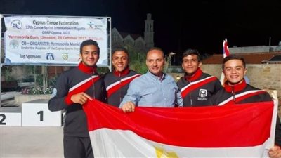الكانوي والكياك يحصد 4 ميداليات ببطولة قبرص الدولية للمرة الأولى