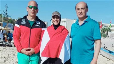 مريم همام تحقق فضية فردي السيدات في بطولة إفريقيا لتجديف الشواطئ