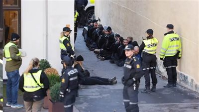 اعتقال 35 شخصا في مظاهرة للنازيين الجدد في النرويج