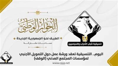 اليوم.. التنسيقية تعقد ورشة عمل حول التمويل الأجنبي لمؤسسات المجتمع المدني 