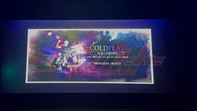 حفل غنائي لفريق Coldplay بـ