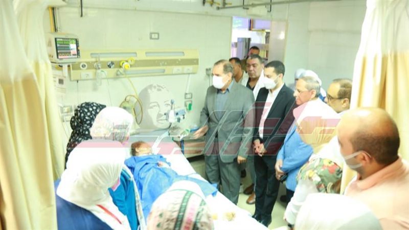 زيارة المحافظ للمستشفي