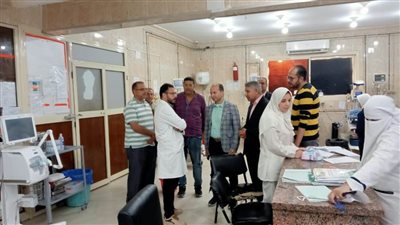 وكيل مديرية الصحة يتفقد مستشفى أبوالمطامير المركزي