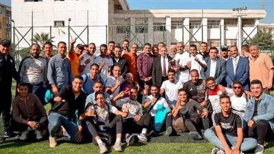 فوز فريق العاملين بجامعة بنى سويف بنهائي بطولة المصالح الحكومية