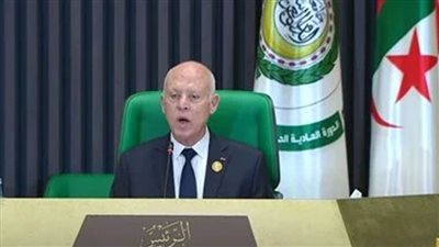 الرئيس التونسي: العالم العربي يعيش أوضاعا صعبة تفاقمت في السنوات الأخيرة
