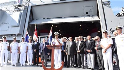 وصول الفرقاطة 