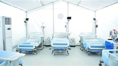 تجهيزات واستعدادات مستشفى هيئة الرعاية الصحية الميداني للتأمين الطبي لمؤتمر المناخ