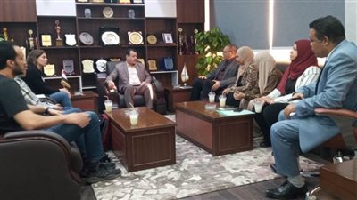رئيس جامعة الوادى الجديد يستقبل وفد  مؤسسة حلم والامديسيت 