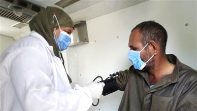 علاج 1800حالة في 8 تخصصات طبية ضمن حياة كريمة ببنى سويف 