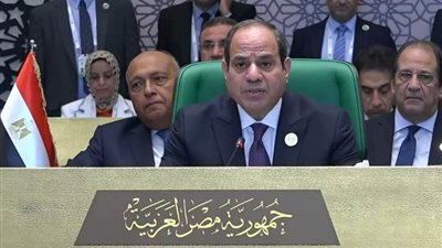 أبرز ما جاء بكلمة الرئيس السيسي اليوم بالقمة العربية بالجزائر