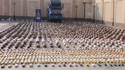 ضربة أمنية ناجحة.. ضبط 3 أطنان مخدرات قيمتها 43 مليون جنيه