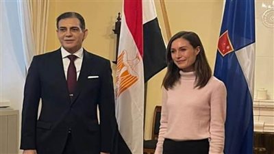 سفير مصر في هلسنكي يلتقي رئيسة وزراء فنلندا تزامنا مع انطلاق COP27