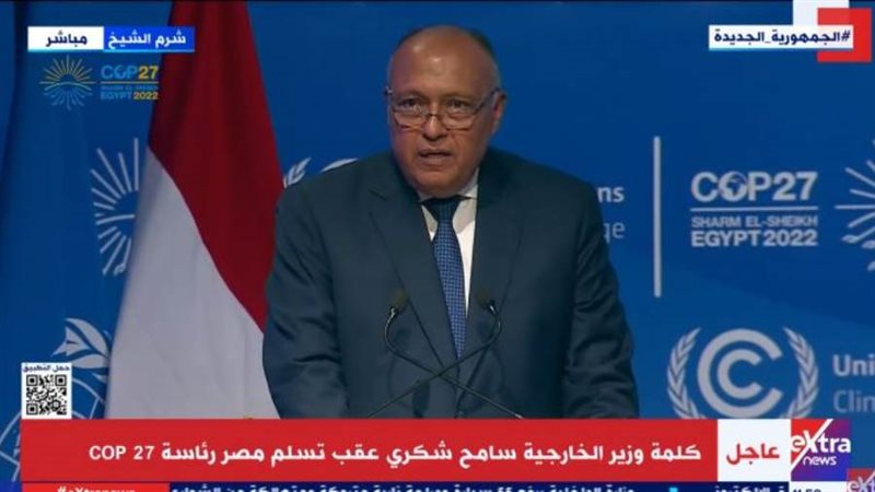 سامح شكري وزير الخارجية